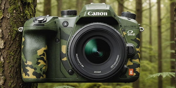 Appareil photo de chasse avec motif camouflage